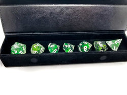 Real Four Leaf Clover 7-Dice Set Sharp Resin RPG DND (Online Only)