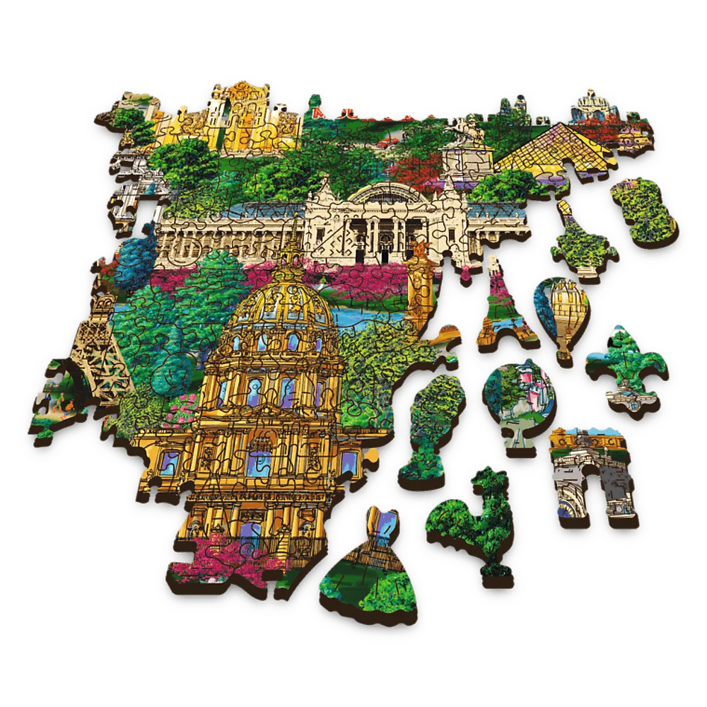 Trefl Wood France - Famous Places 1000 Piece Wooden Puzzle (ONLINE ORDER ONLY)