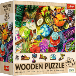 Trefl Wood Colorful Cocktails 500+1 Wooden Puzzle (ONLINE ORDER ONLY)