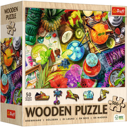 Trefl Wood Colorful Cocktails 500+1 Wooden Puzzle (ONLINE ORDER ONLY)