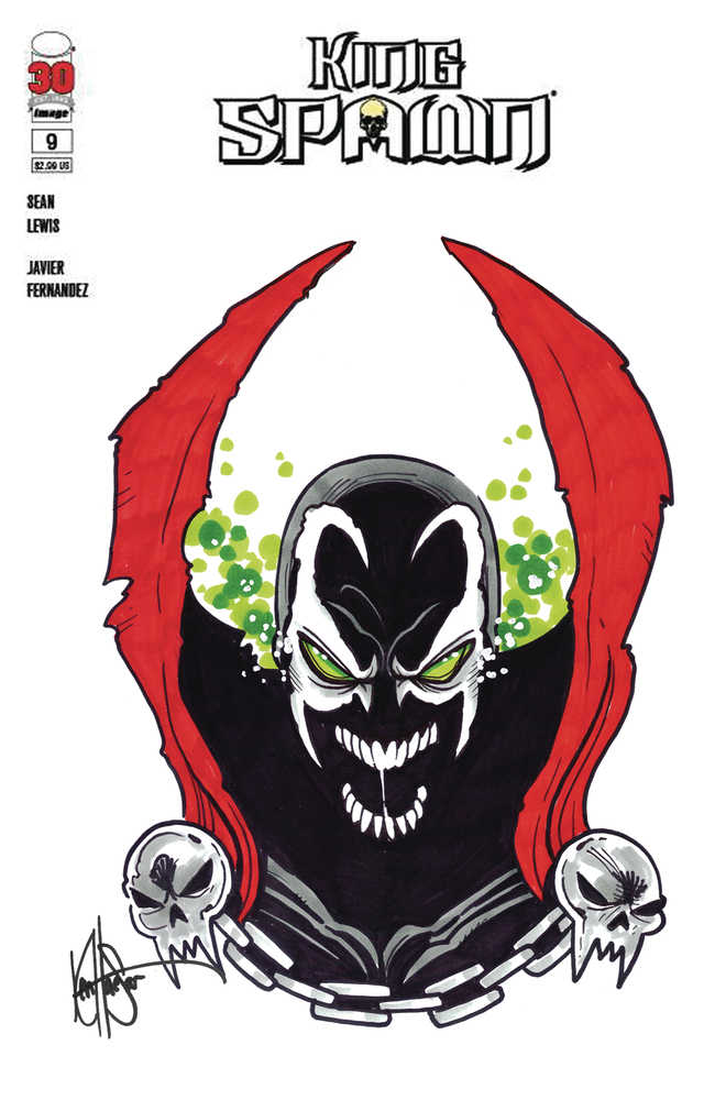 King Spawn (2021) #9B SIGNED & SKETCH (Online Order Only)