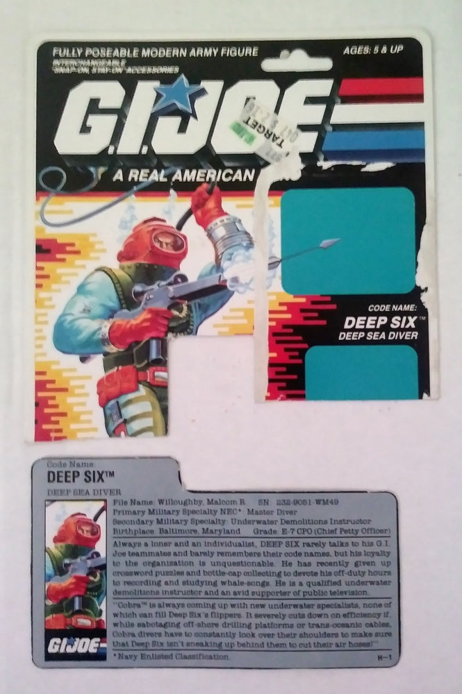G.I. Joe action figure - Deep Six (Deep Sea Diver) (ONLINE ORDER ONLY)