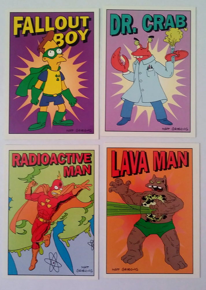 Simpsons Trading Card Set - Radioactive Man (ONLINE ORDER ONLY)