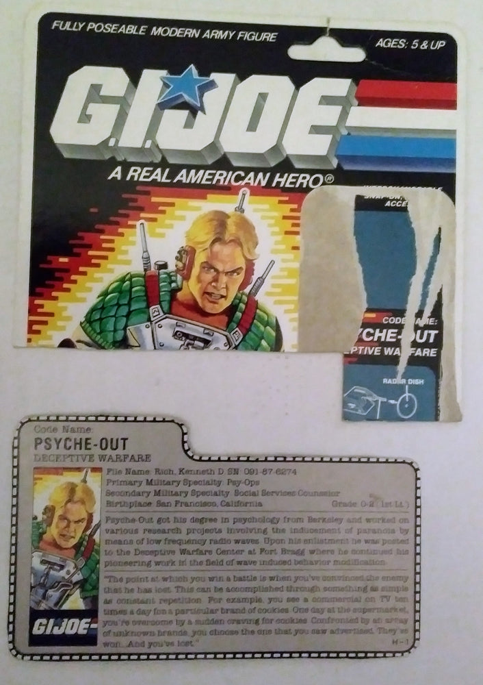 G.I. Joe action figure - Psyche-Out (Deceptive Warfare) (ONLINE ORDER ONLY)