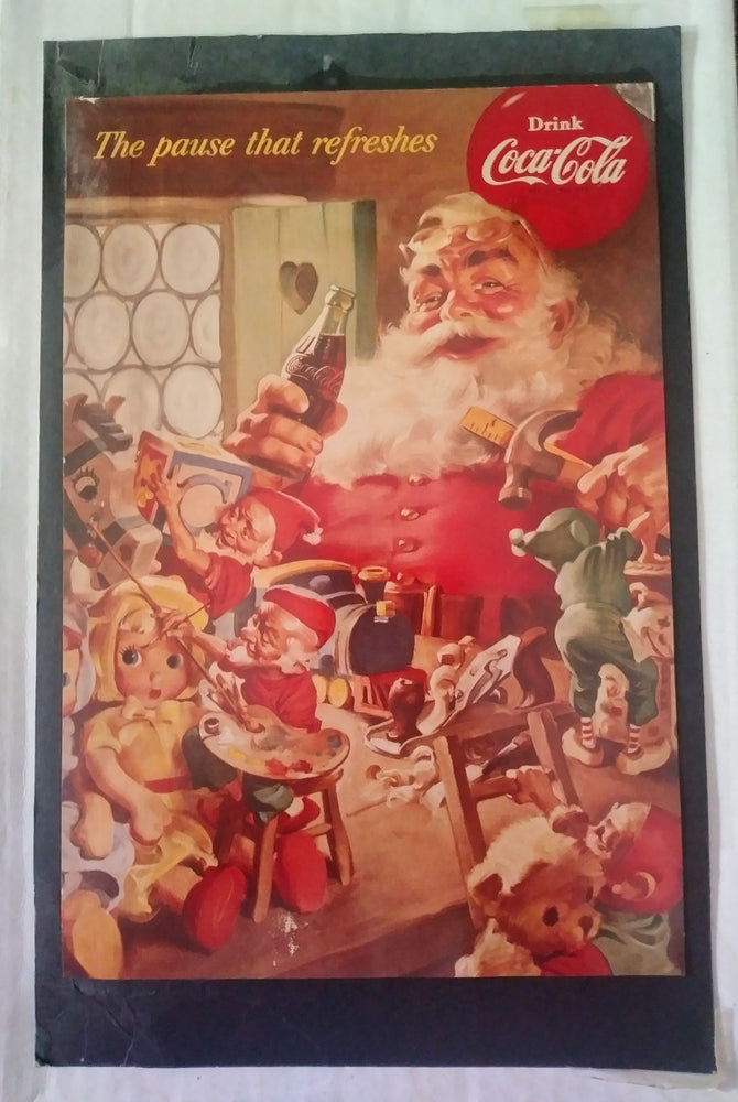 Coca-Cola Ad - Santa and Elves (ONLINE ORDER ONLY)