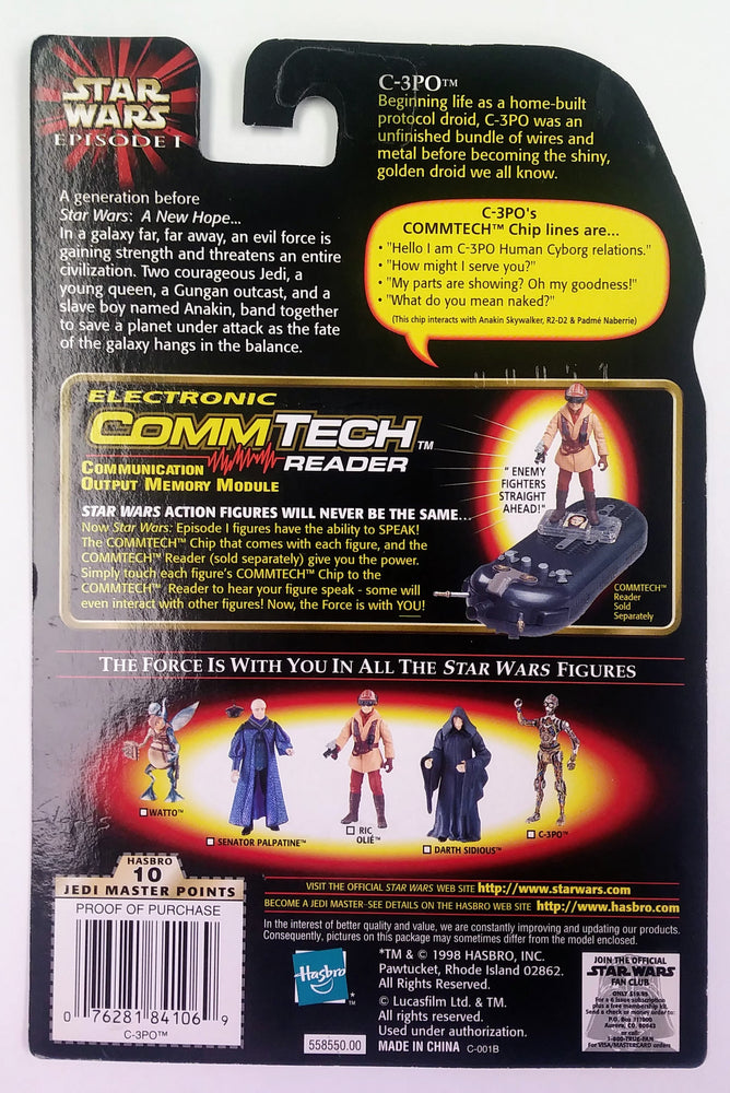 Star Wars Commtech action figure - C-3PO (ONLINE ORDER ONLY)