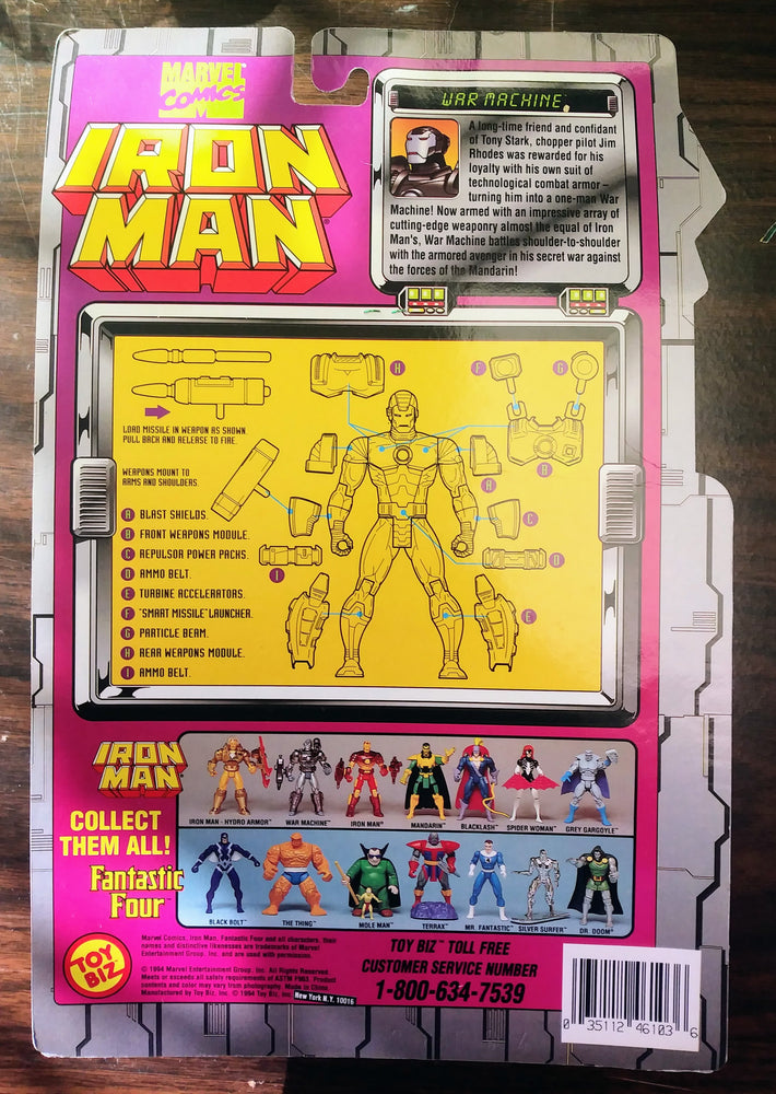 Marvel action figure - War Machine (ONLINE ORDER ONLY)