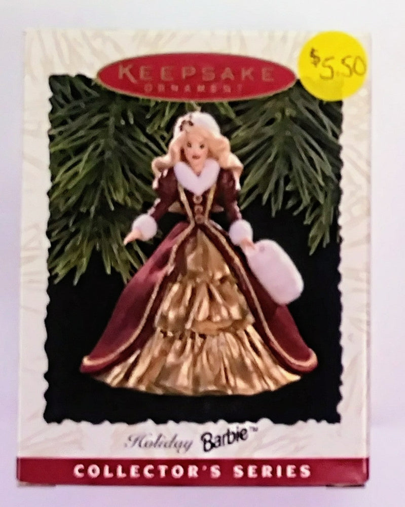 Barbie Keepsake Ornament - Holiday Barbie 1996 (ONLINE ORDER ONLY)
