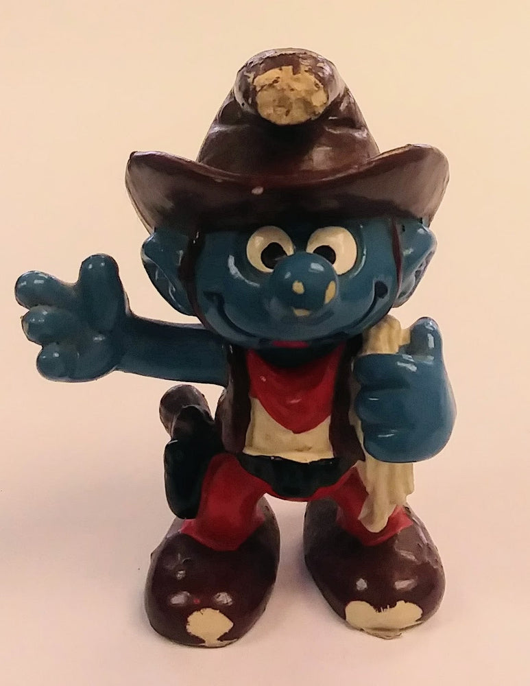 Smurfs PVC figure - Cowboy Smurf (ONLINE ORDER ONLY)