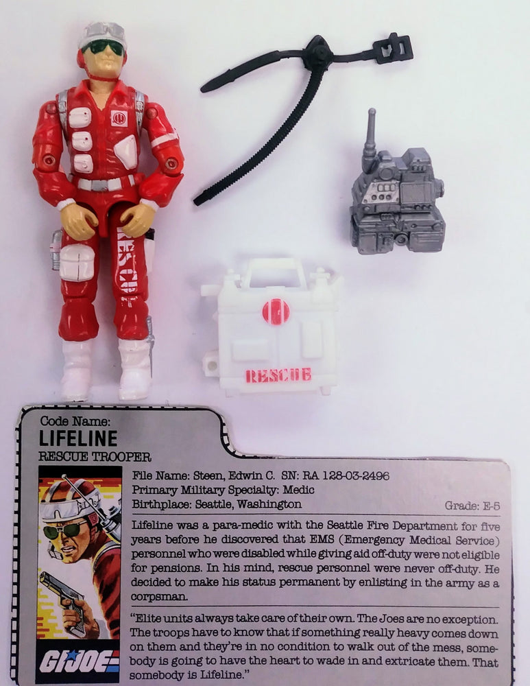 G.I. Joe action figure - Lifeline (Rescue Trooper) (ONLINE ORDER ONLY)