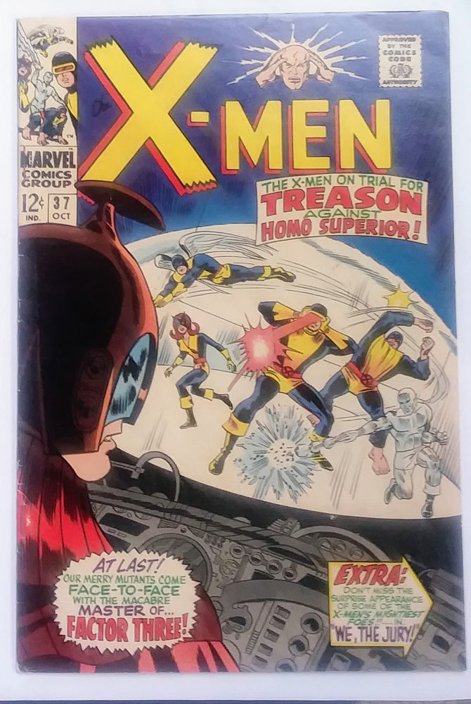 X-Men #037, Marvel Comics (October 1967, VG-) (ONLINE ORDER ONLY)