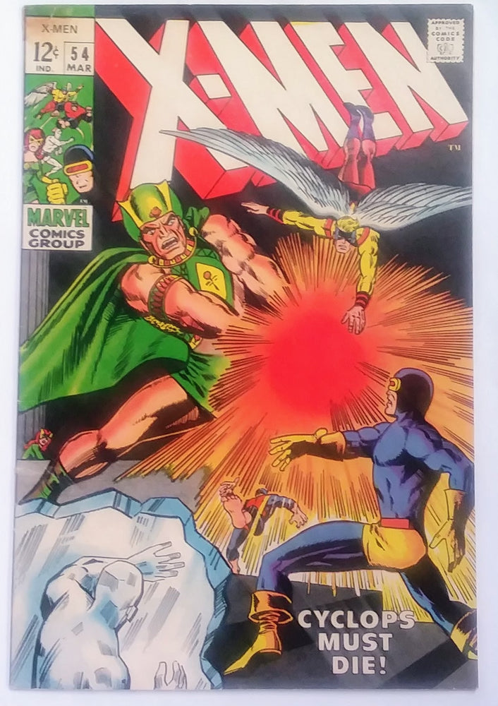 X-Men #054, Marvel Comics (March 1969, G/VG) (ONLINE ORDER ONLY)