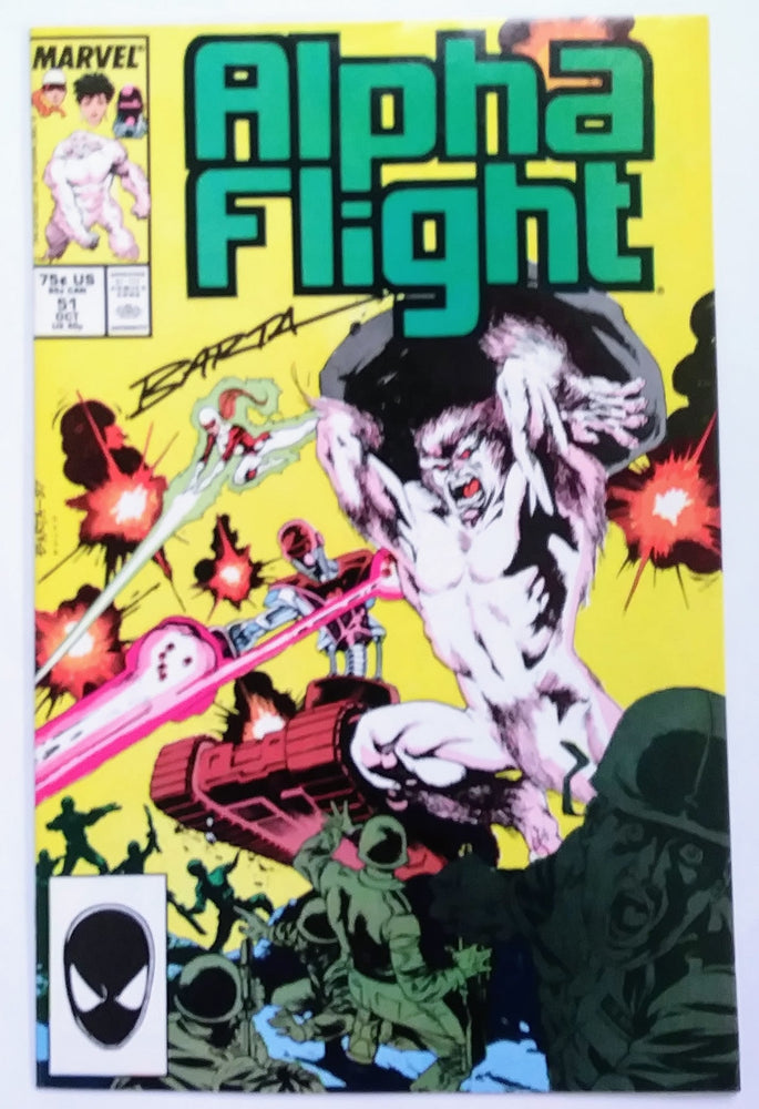 Marvel Comics: Alpha Flight #51 (Signed) (ONLINE ORDER ONLY)