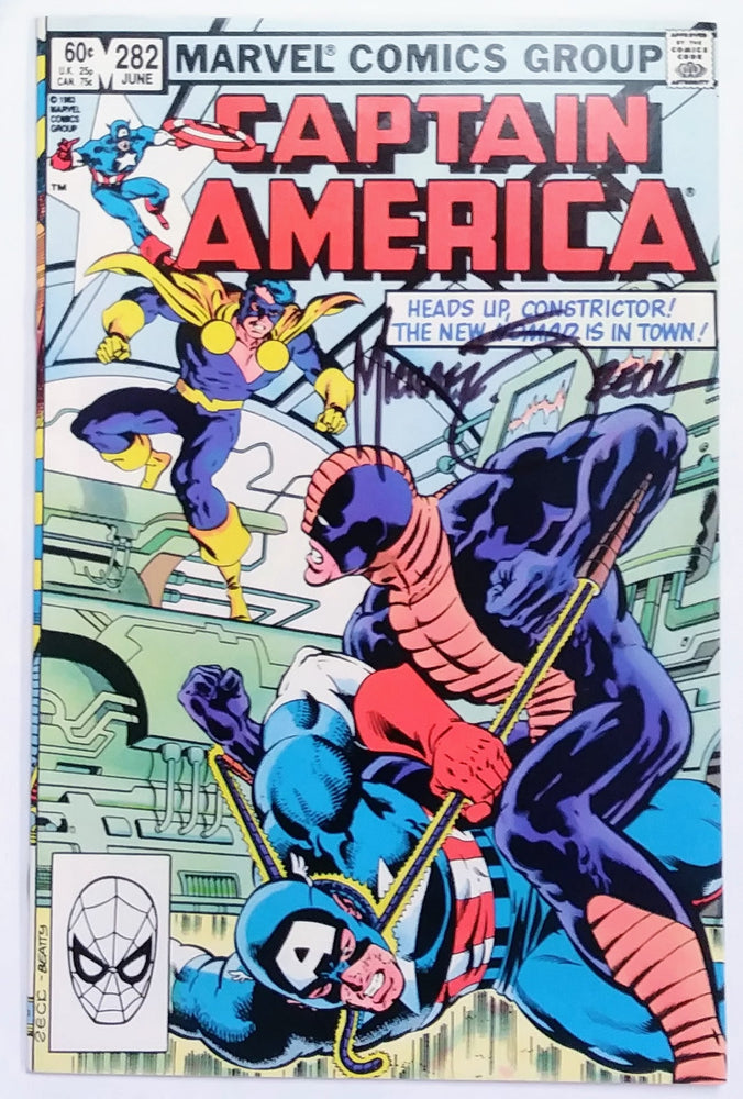 Marvel Comics: Captain America #282 (Signed) (ONLINE ORDER ONLY)