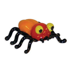 LookingGlass 4-Piece Set of Collectible Miniature 2 Inch Spider Glass Figurines (ONLINE ORDER ONLY)
