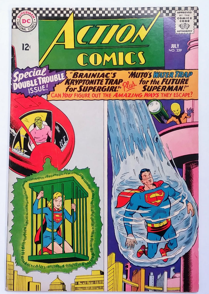 Action Comics #339, DC Comics (July 1966, VF) (ONLINE ORDER ONLY)