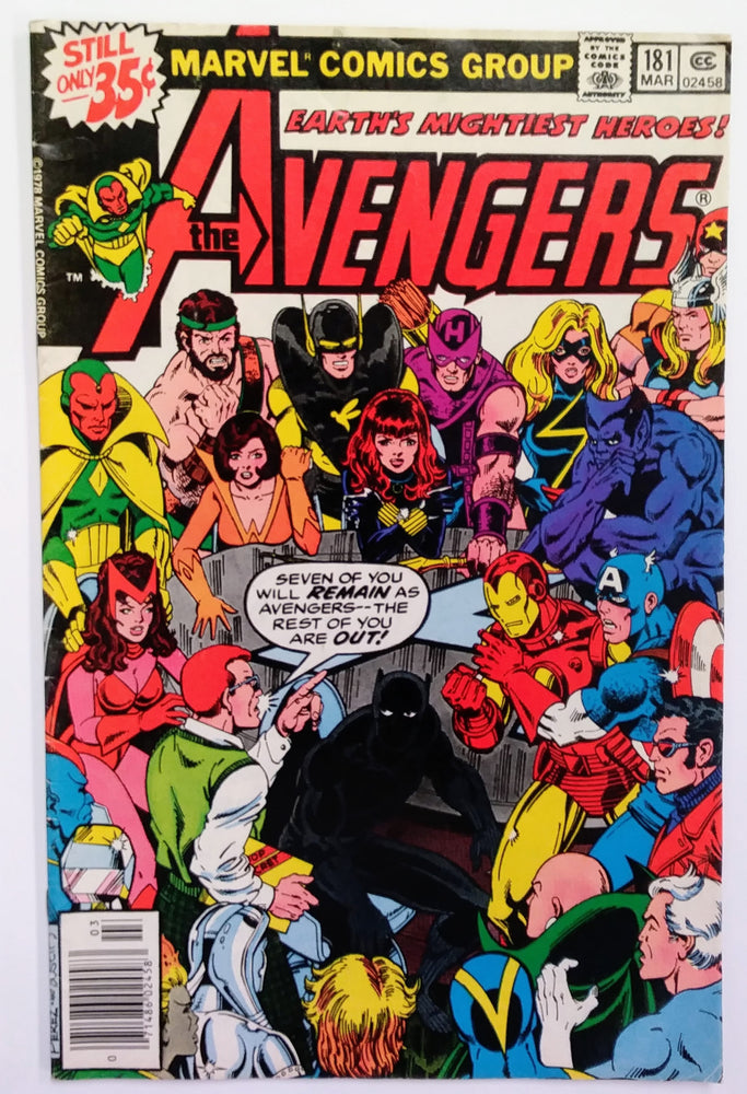Marvel Comics: Avengers #181 (ONLINE ORDER ONLY)