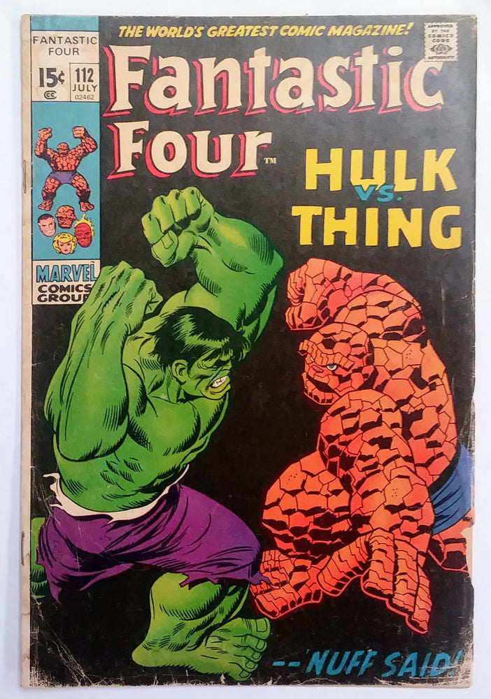 Fantastic Four #112, Marvel Comics (July 1971, Fair) (ONLINE ORDER ONLY)