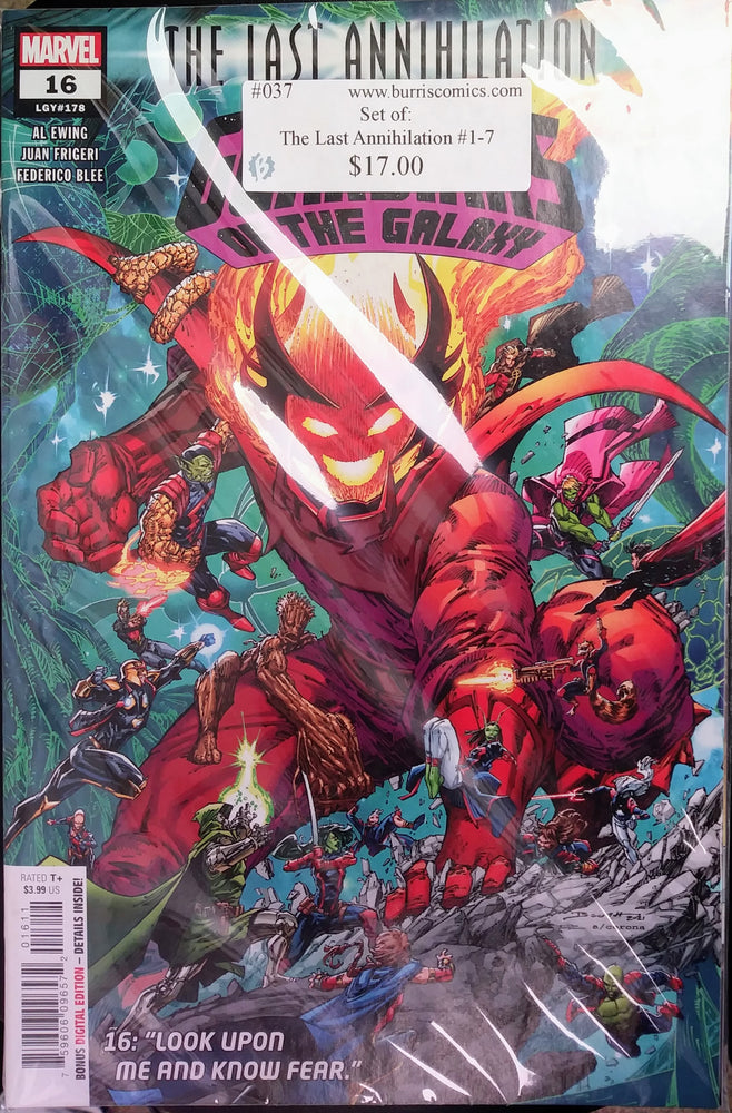 Comic Book Set: The Last Annihilation #1-7, Marvel Comics (ONLINE ORDER ONLY)