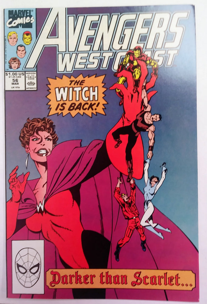 Marvel Comics: Avengers West Coast #56 (ONLINE ORDER ONLY)