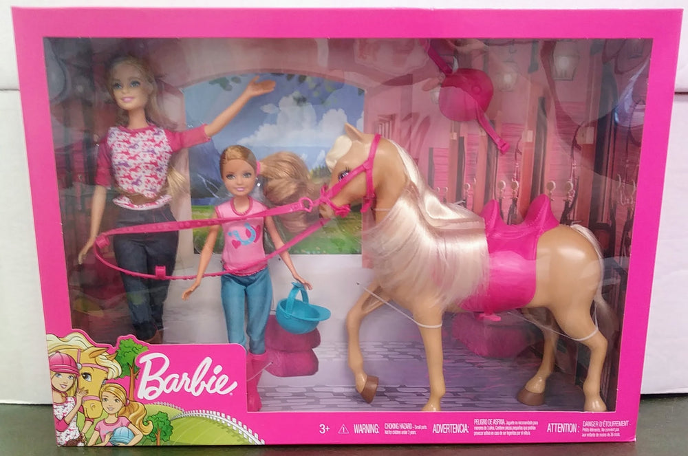 Barbie Doll Set - Sisters Moments Riding Lesson (2018) (ONLINE ORDER ONLY)