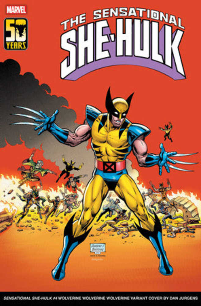 Sensational She-Hulk #4 Dan Jurgens Wolverine Wolverine Variant (ONLINE ORDER ONLY)