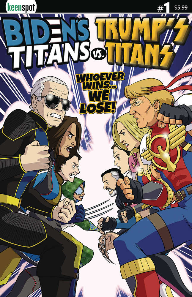 Bidens Titans vs Trumps Titans #1 Cover A Titans vs Titans (ONLINE ORDER ONLY)