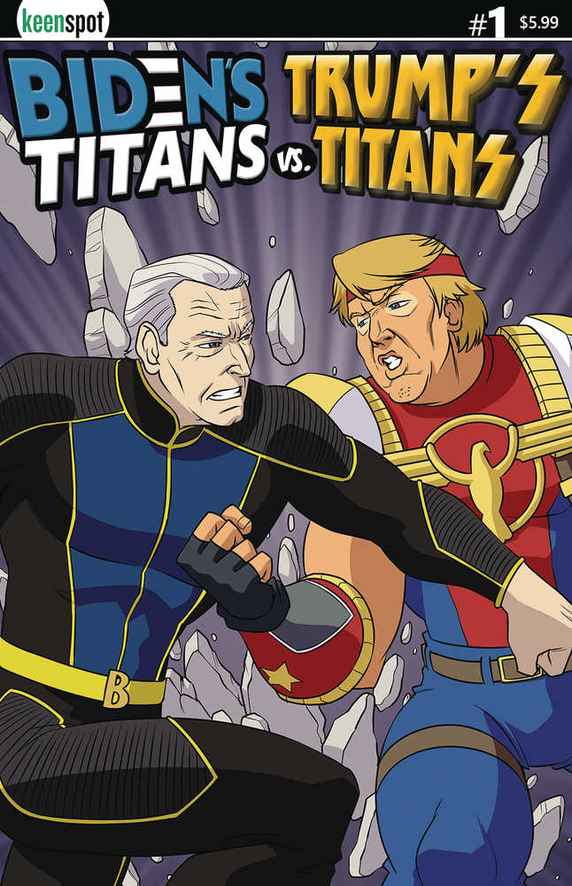 Bidens Titans vs Trumps Titans #1 Cover B Joe vs Donald (ONLINE ORDER ONLY)