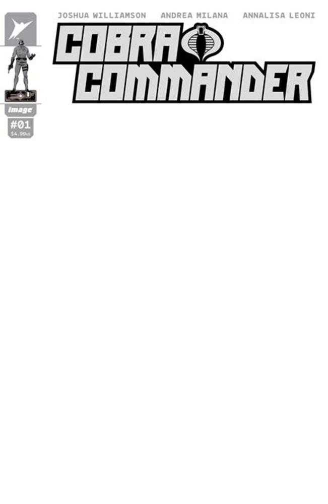 Cobra Commander #1 (Of 5) Cover G Blank Sketch Variant (ONLINE ORDER ONLY)