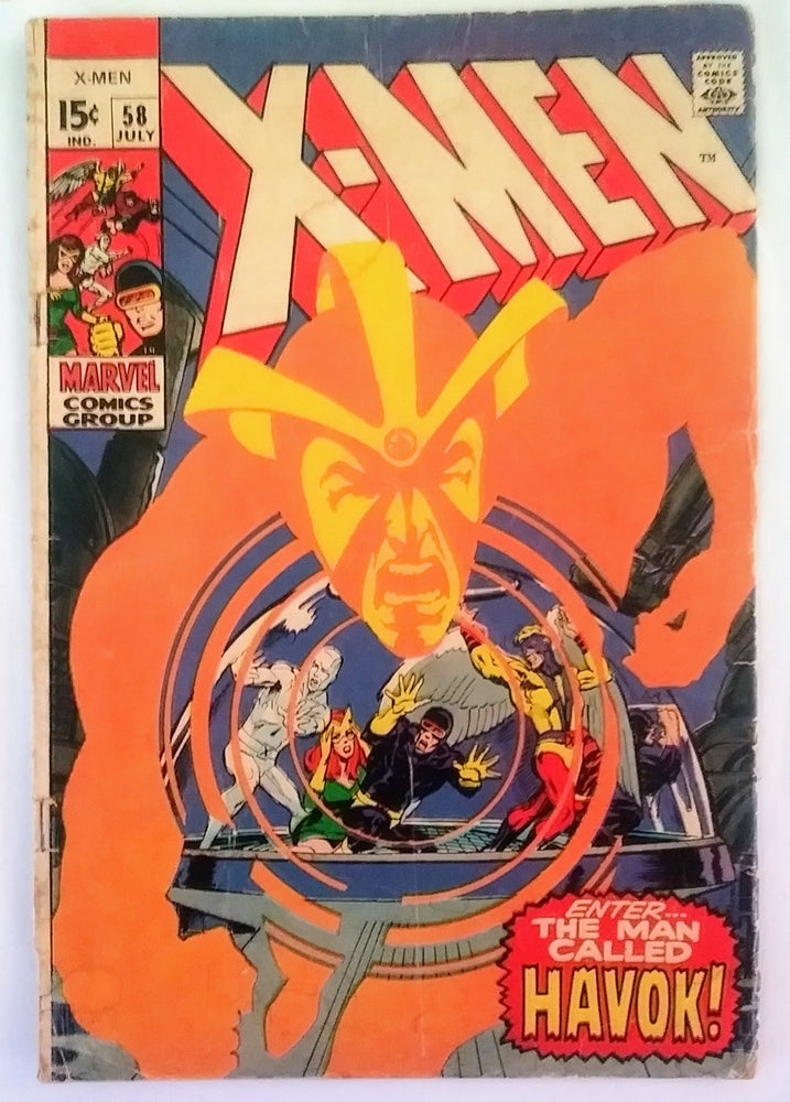 X-Men #058, Marvel Comics (July 1969, Fair) (ONLINE ORDER ONLY)