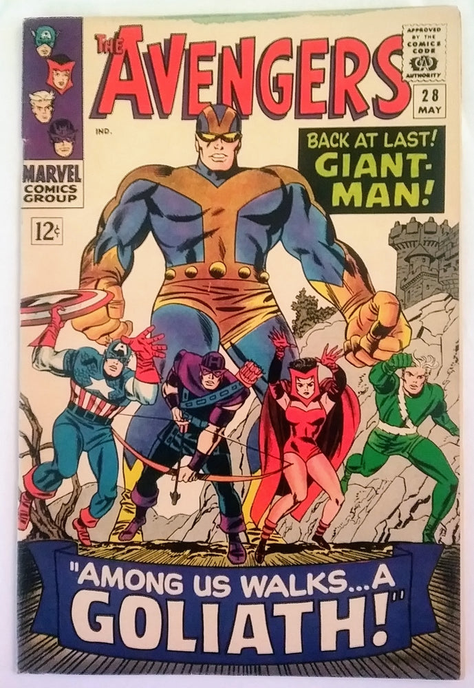 Avengers #028, Marvel Comics (May 1966, VG+) (ONLINE ORDER ONLY)