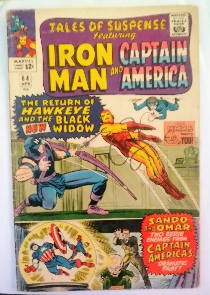 Tales of Suspense #064, Marvel Comics (April 1965, VG) (ONLINE ORDER ONLY)
