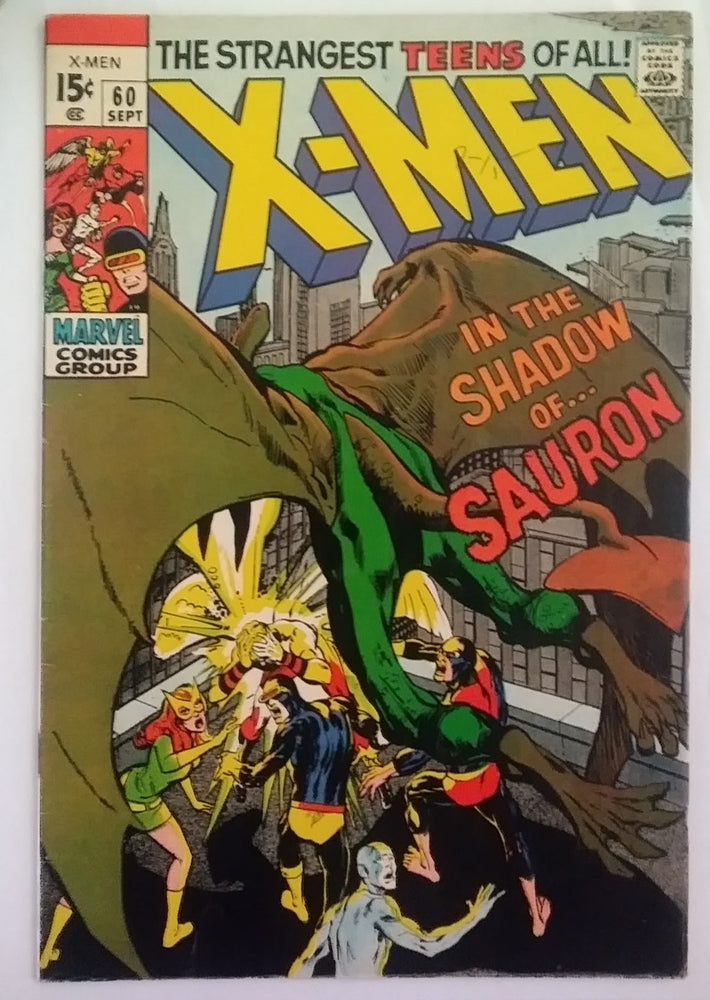 X-Men #060, Marvel Comics (September 1969, VG+) (ONLINE ORDER ONLY)