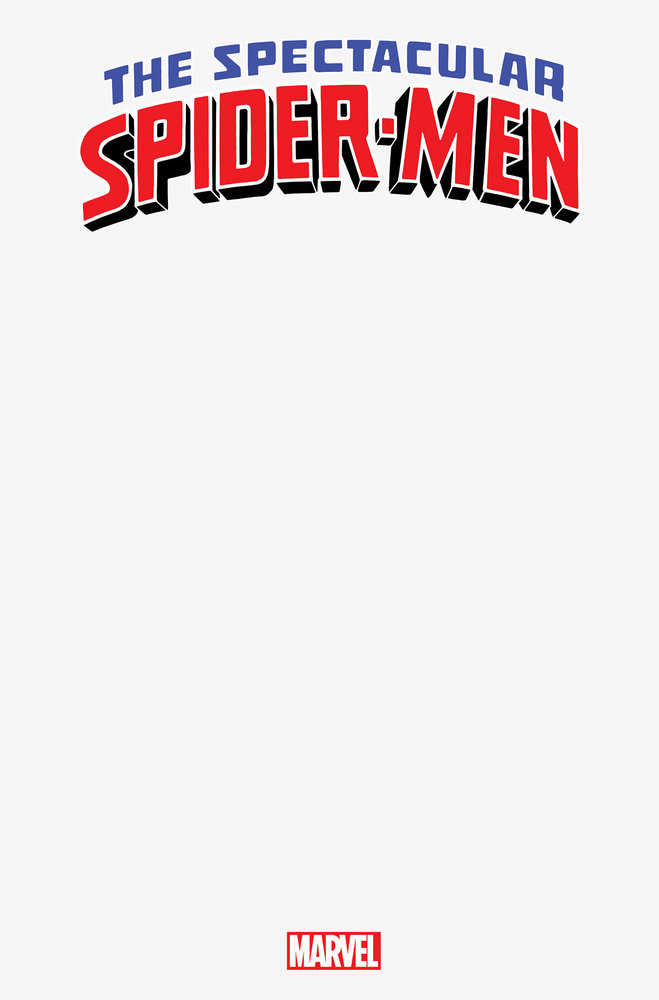 The Spectacular Spider-Men 1 Blank Cover Variant (ONLINE ORDER ONLY)