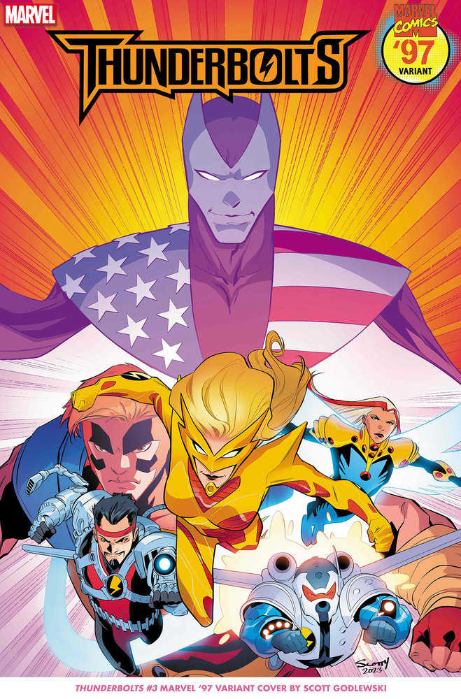 Thunderbolts 3 Scott Godlewski Marvel 97 Variant (ONLINE ORDER ONLY)