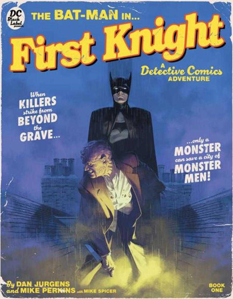 The Bat-Man First Knight #1 (Of 3) Cover C Marc Aspinall Pulp Novel Variant (Mature) (ONLINE ORDER ONLY)