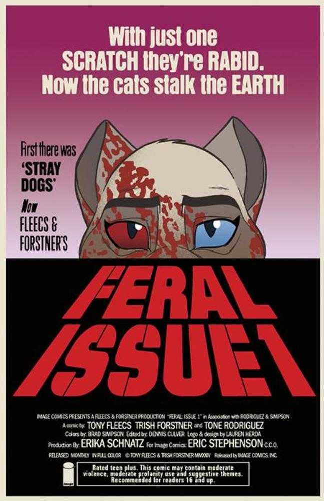 Feral #1 Cover B Trish Forstner & Tony Fleecs Variant (ONLINE ORDER ONLY)