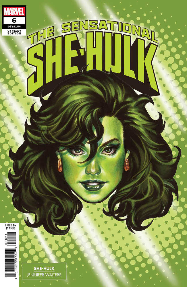 Sensational She-Hulk #6 Mark Brooks Headshot Variant (ONLINE ORDER ONLY)