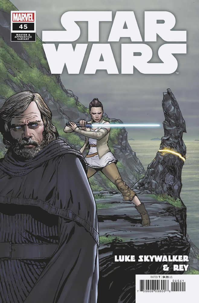 Star Wars #45 Giuseppe Camuncoli Luke Skywalker & Rey Master & Apprentice Varian T (ONLINE ORDER ONLY)