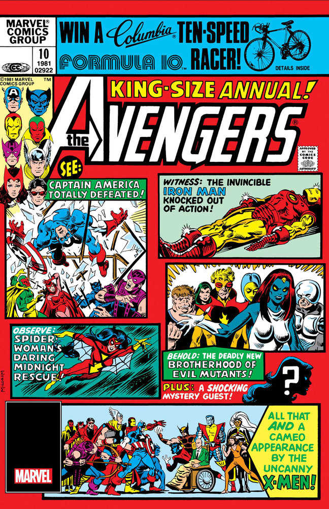 The Avengers Annual (1967) #10B Facsimile Edition (Online Order Only)