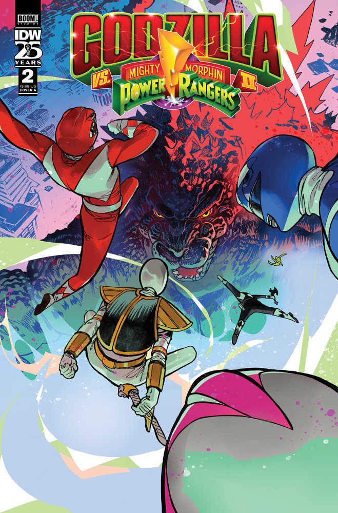 Godzilla vs. The Mighty Morphin Power Rangers II #2 Cover A (Rivas) (ONLINE ORDER ONLY)