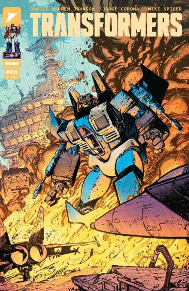 Transformers #8 Cover B Jorge Corona & Mike Spicer Variant (ONLINE ORDER ONLY)