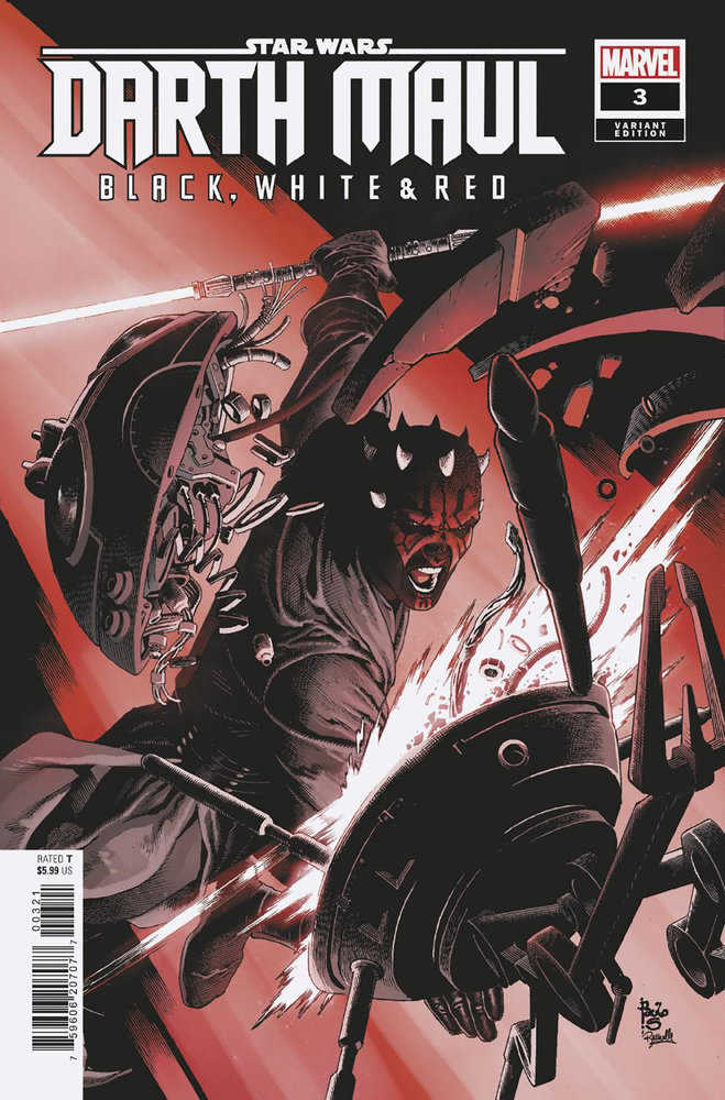 Star Wars: Darth Maul - Black, White & Red (2024) #3B (Online Order Only)
