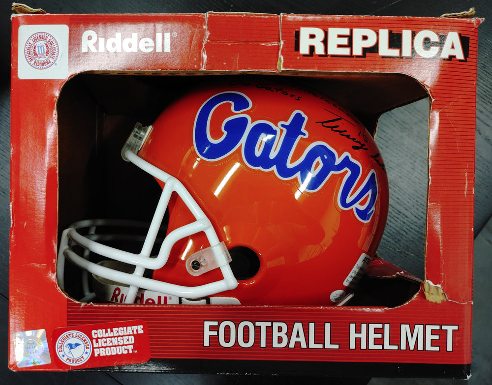 Tim Tebow Replica Riddell Signed Football Helmet (Online Order Only)