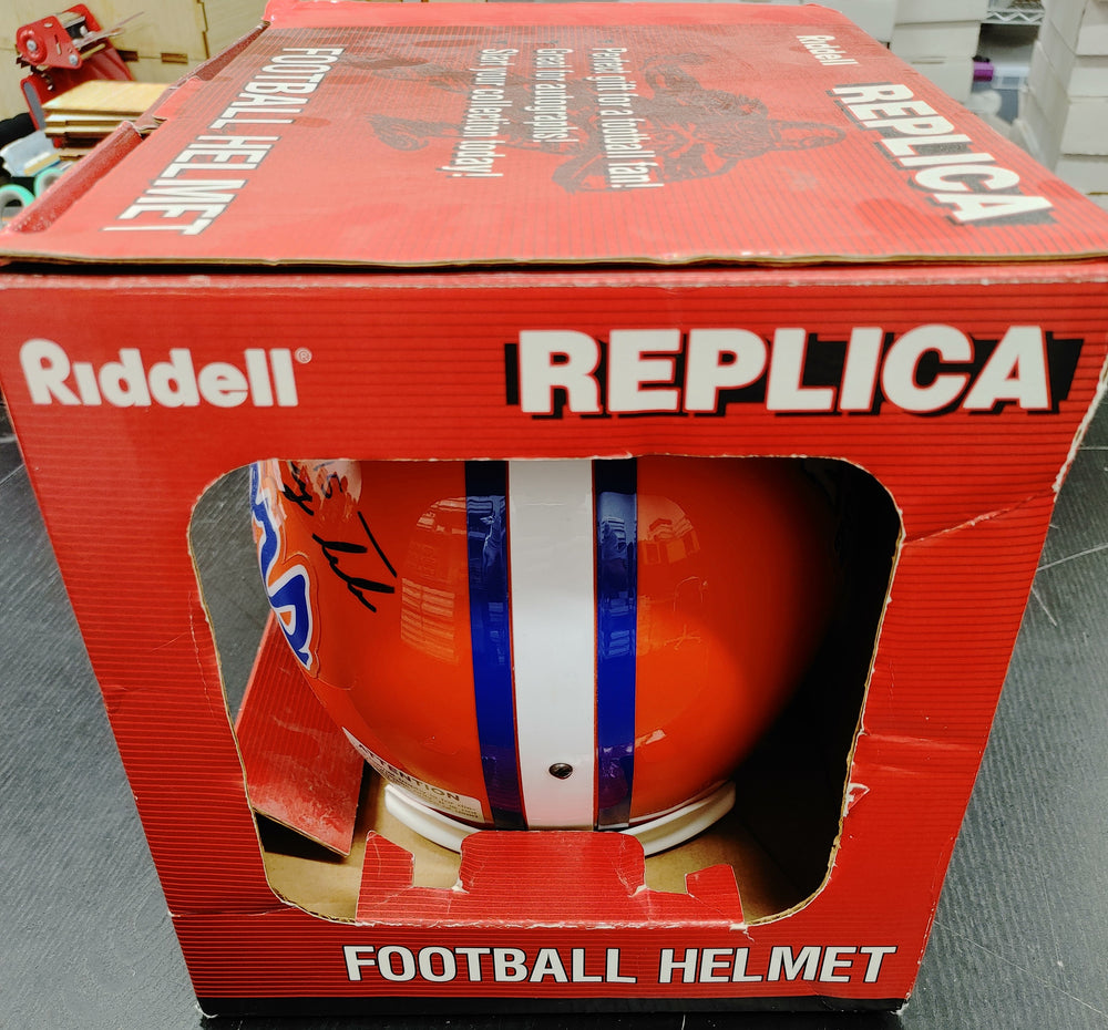 Tim Tebow Replica Riddell Signed Football Helmet (Online Order Only)