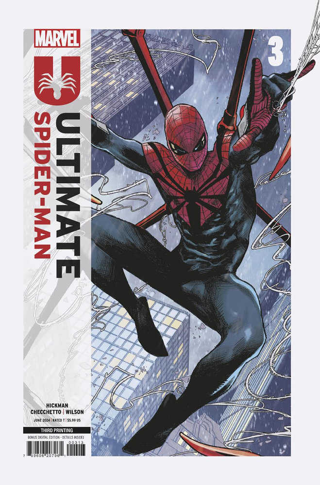 Ultimate Spider-Man #3 Marco Checchetto 3RD Printing Variant (ONLINE ORDER ONLY)