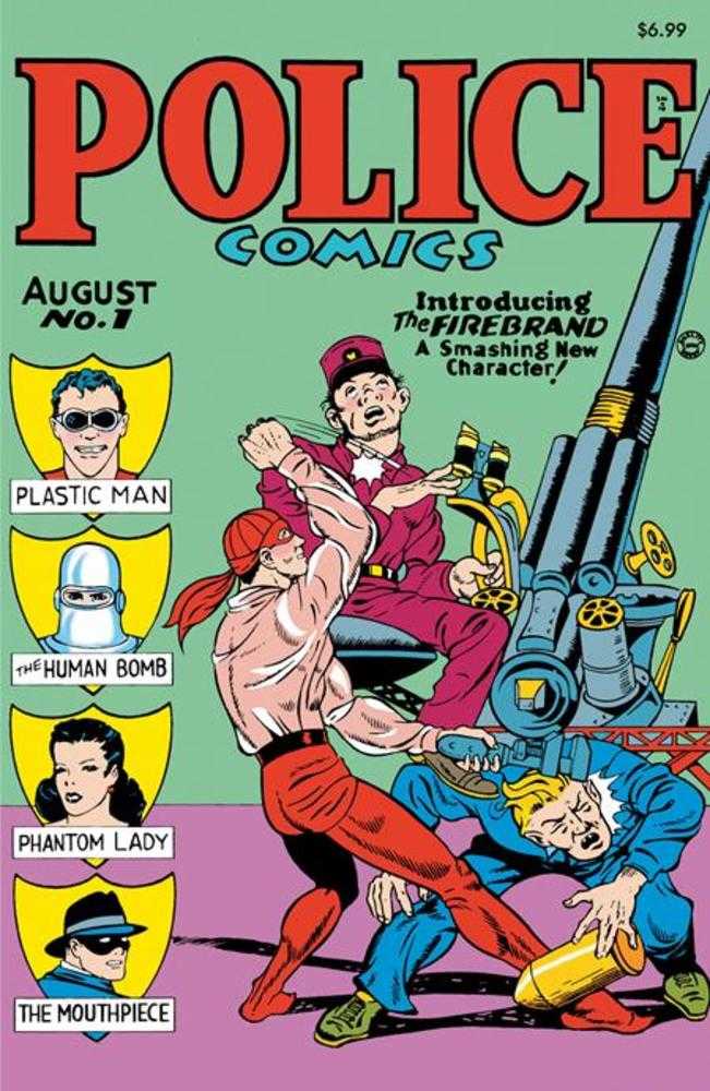 Police Comics (1941) #1 Facsimile Edition (Online Order Only)