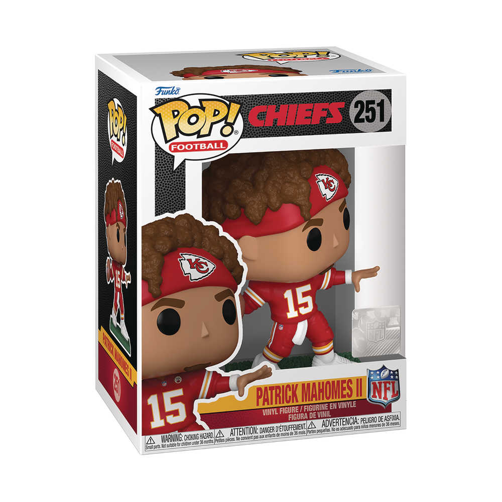 Pop NFL Chiefs Patrick Mahomes II 2023 Vinyl Figure 251 (ONLINE ORDER ONLY)