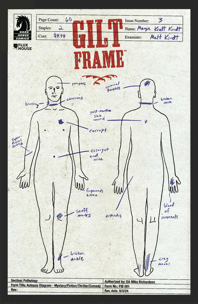 Gilt Frame #3 (Cover A) (Matt Kindt) (Online Order Only)
