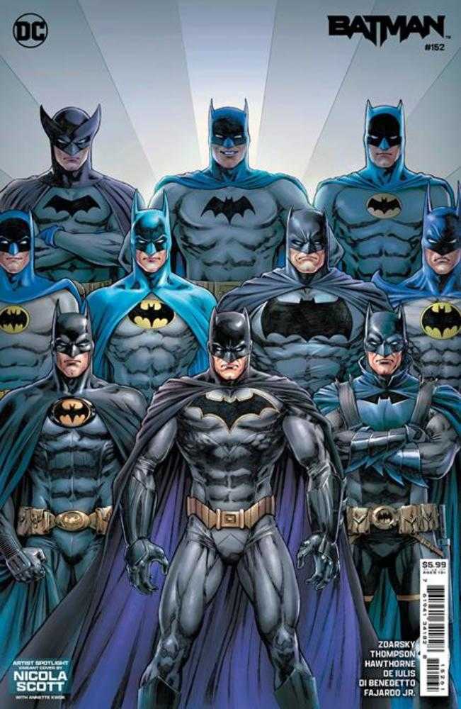 Batman #152 Cover D Nicola Scott Artist Spotlight Card Stock Variant (Absolute Power) (ONLINE ORDER ONLY)